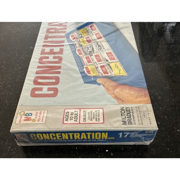 CONCENTRATION Board Game 17th Edition Vintage 1972 Milton Bradley 4950 RoloMatic - Picture 5 of 8